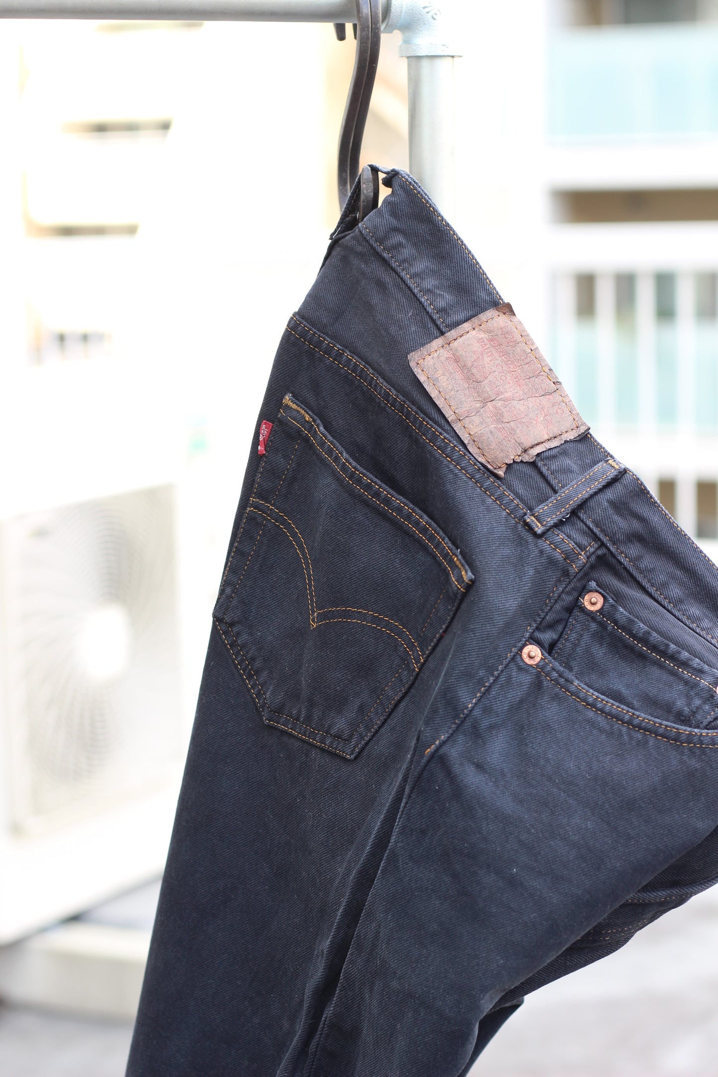 Made In Usa & Mexico Levi's Black & Gray Denim Pants x2点