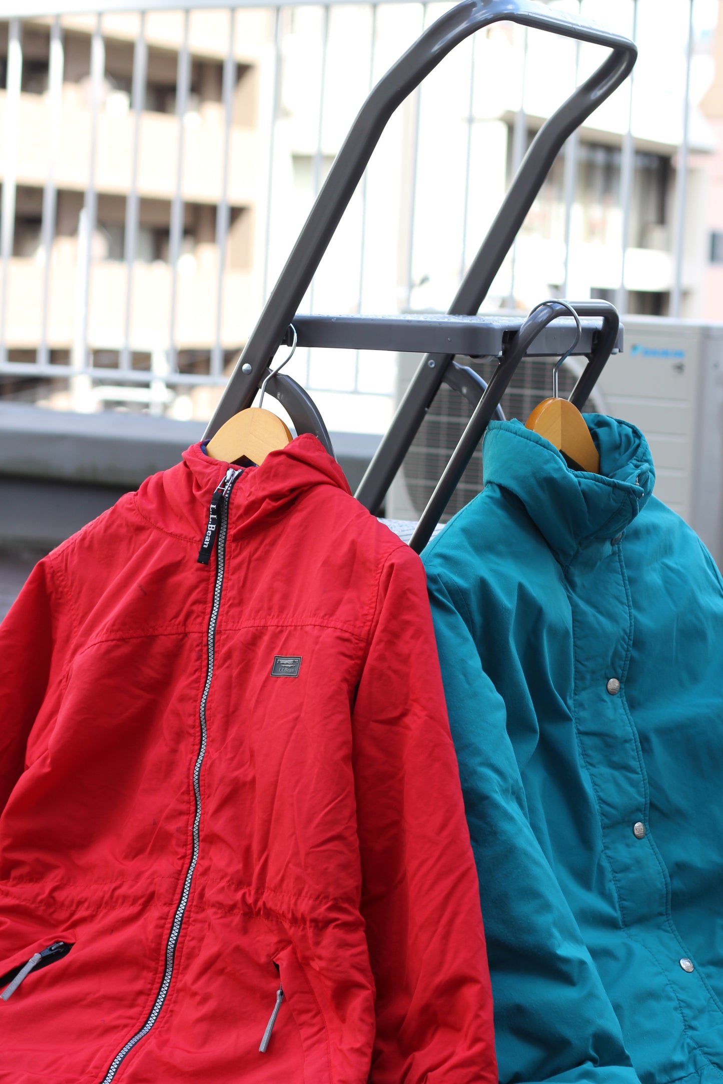 80-90's L.L.Bean Down Jacket x2点
