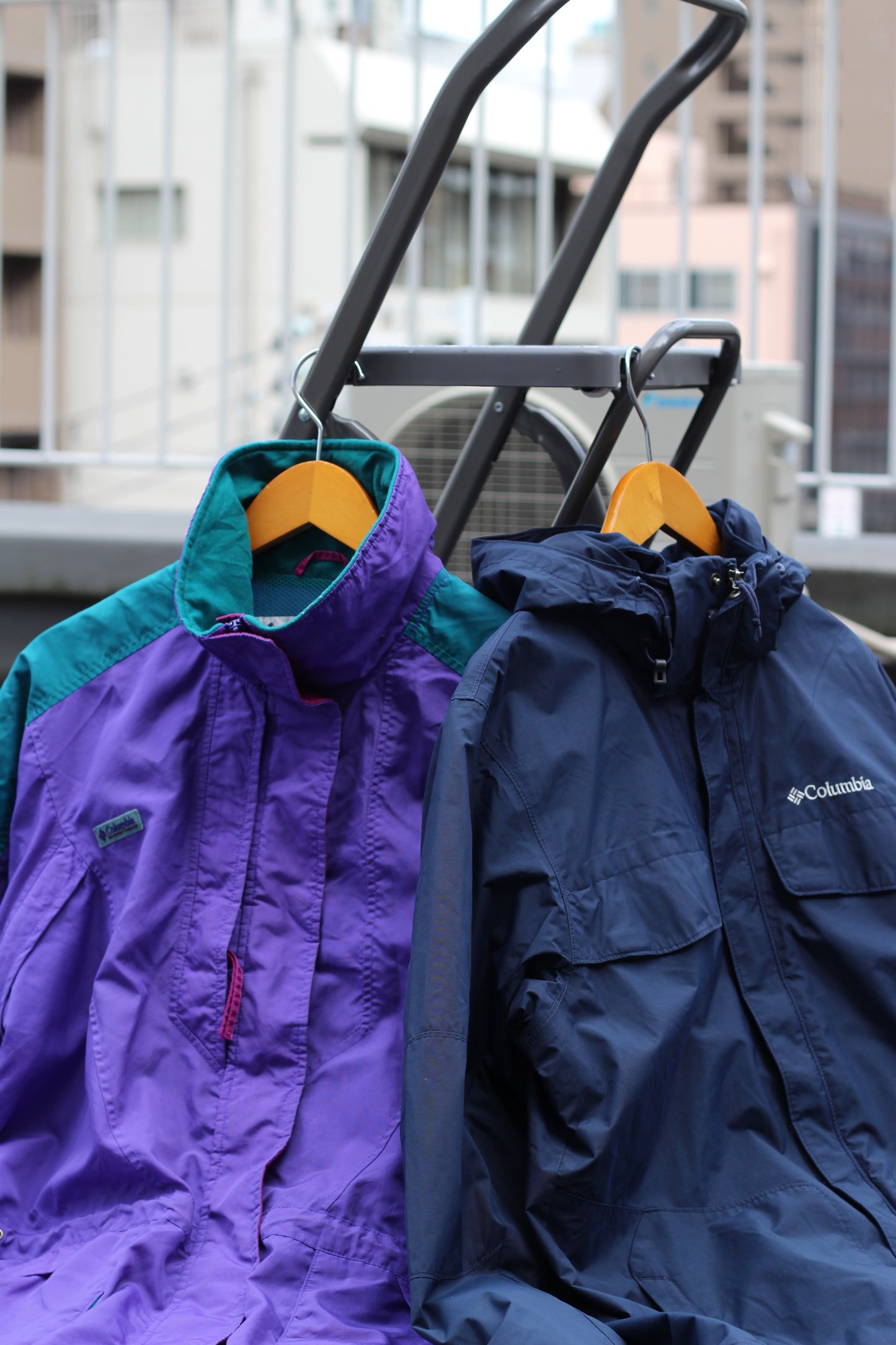 90's Columbia Outdoor Nylon Jacket x2点