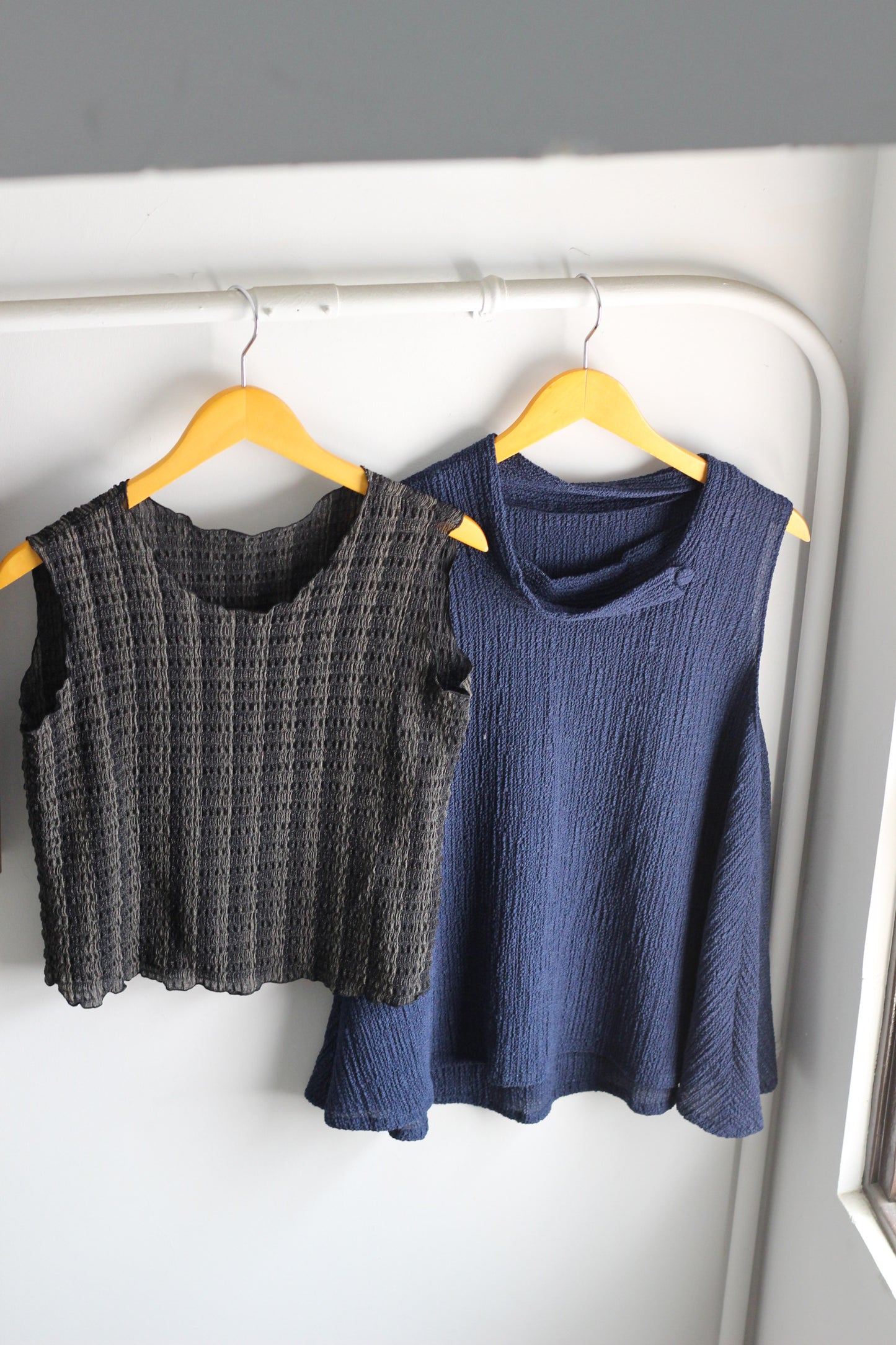 Vintage Simple Waffle Top x5点