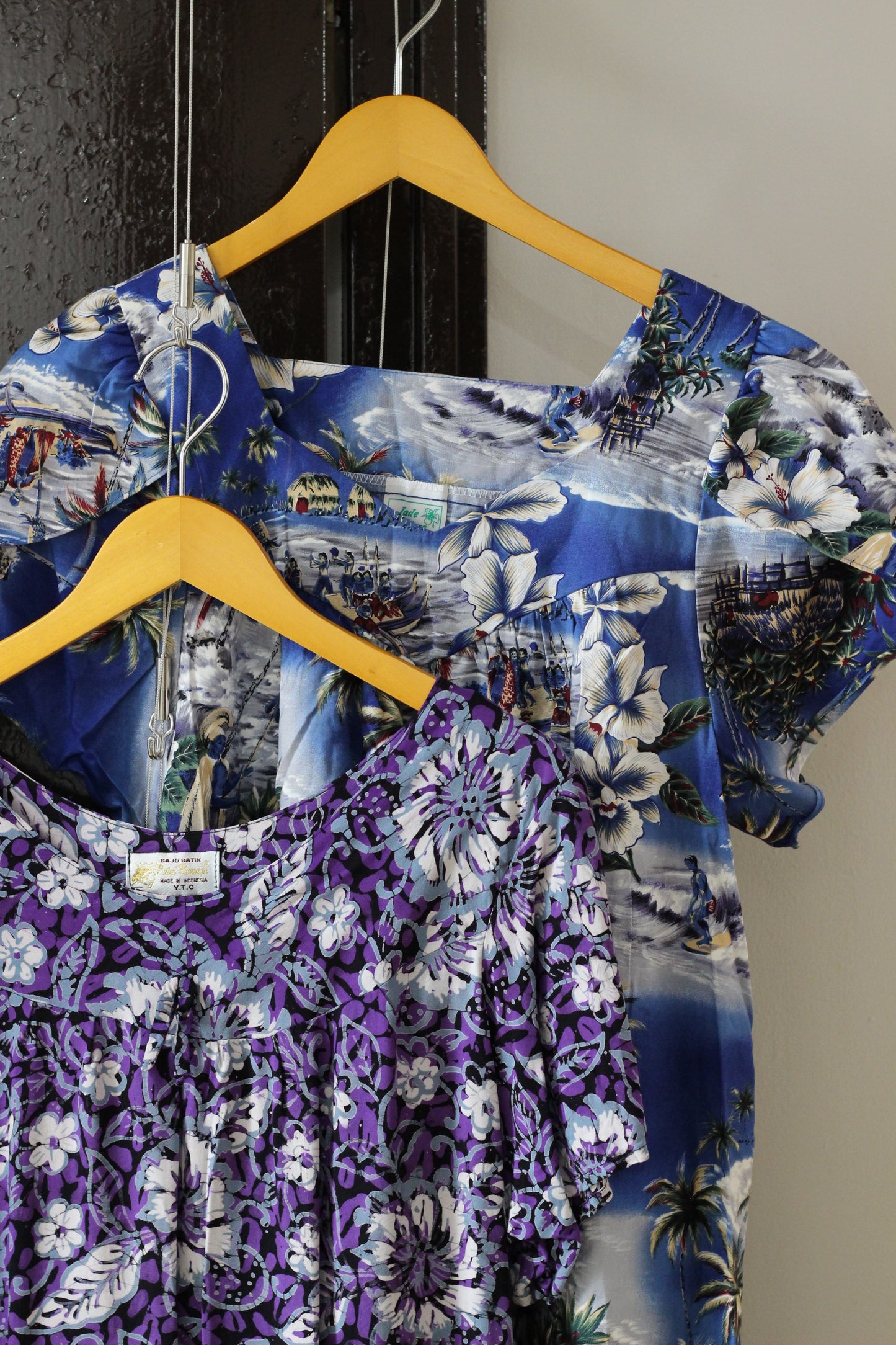 Vintage Flower Design One-Piece x3点