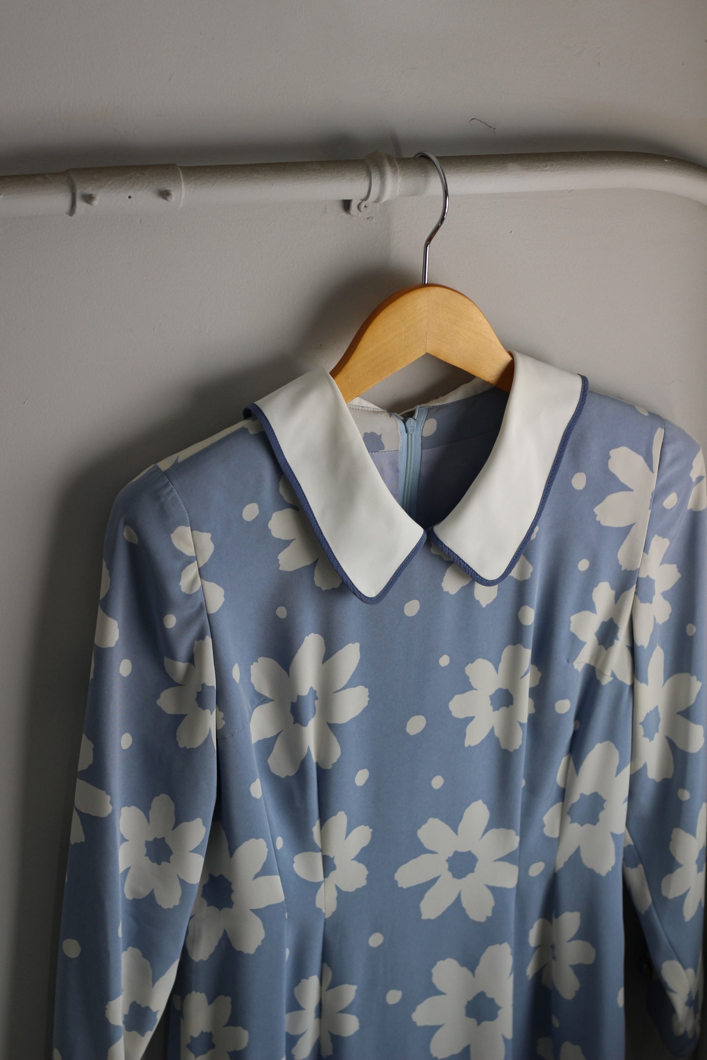 Vintage Flower Long Sleeve One-Piece x2点