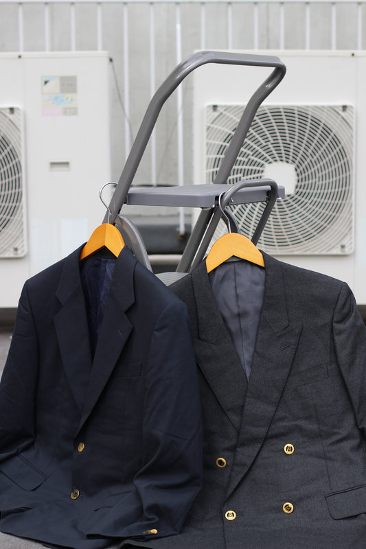 Men's Old Lanvin & Pierre Cardin Gold Button Tailored Jacket x2点