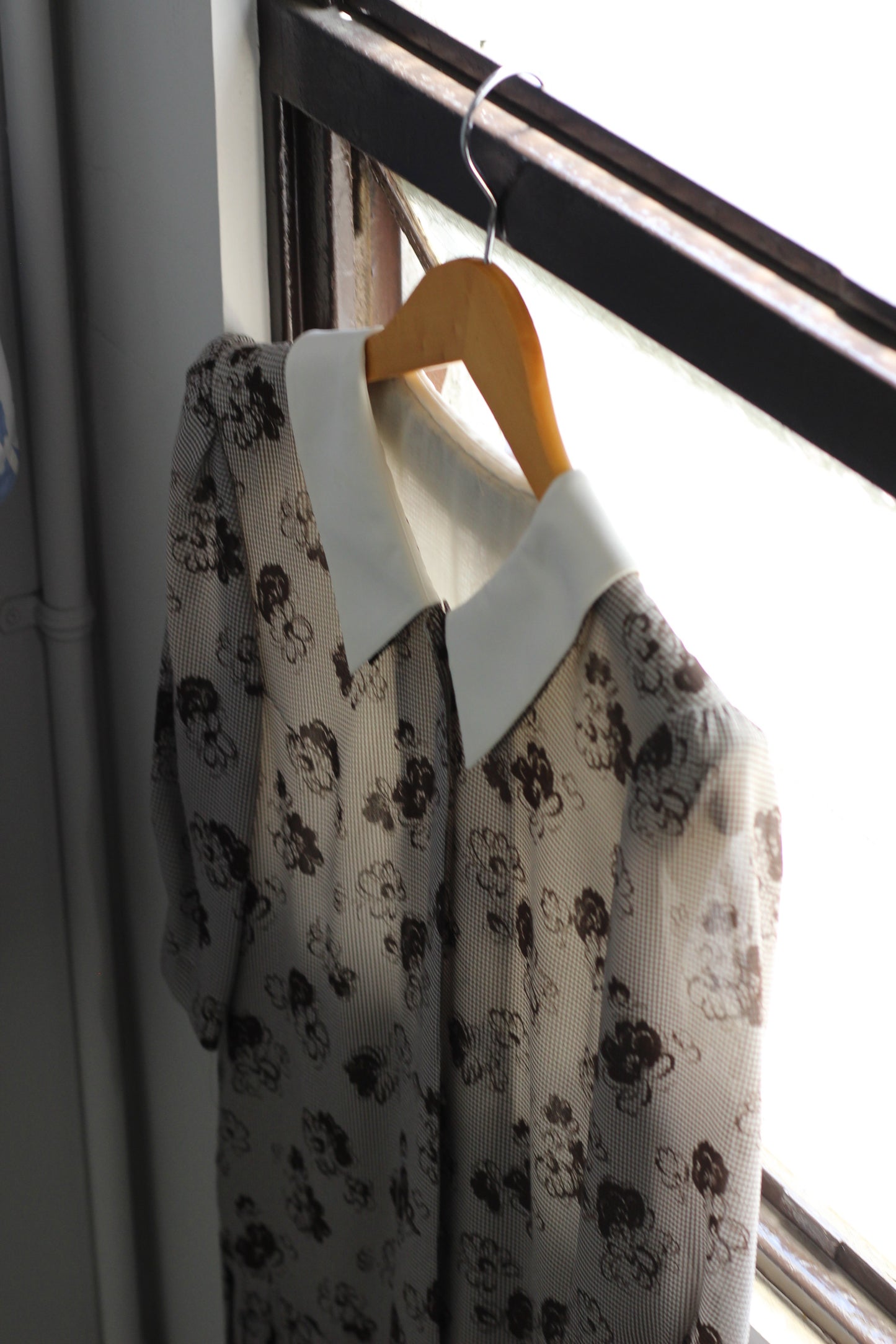 Vintage Flower Long Sleeve One-Piece x2点