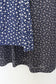 Vintage Navy Small Flower No Sleeve One-Piece x3点