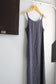 Vintage Navy Small Flower No Sleeve One-Piece x3点