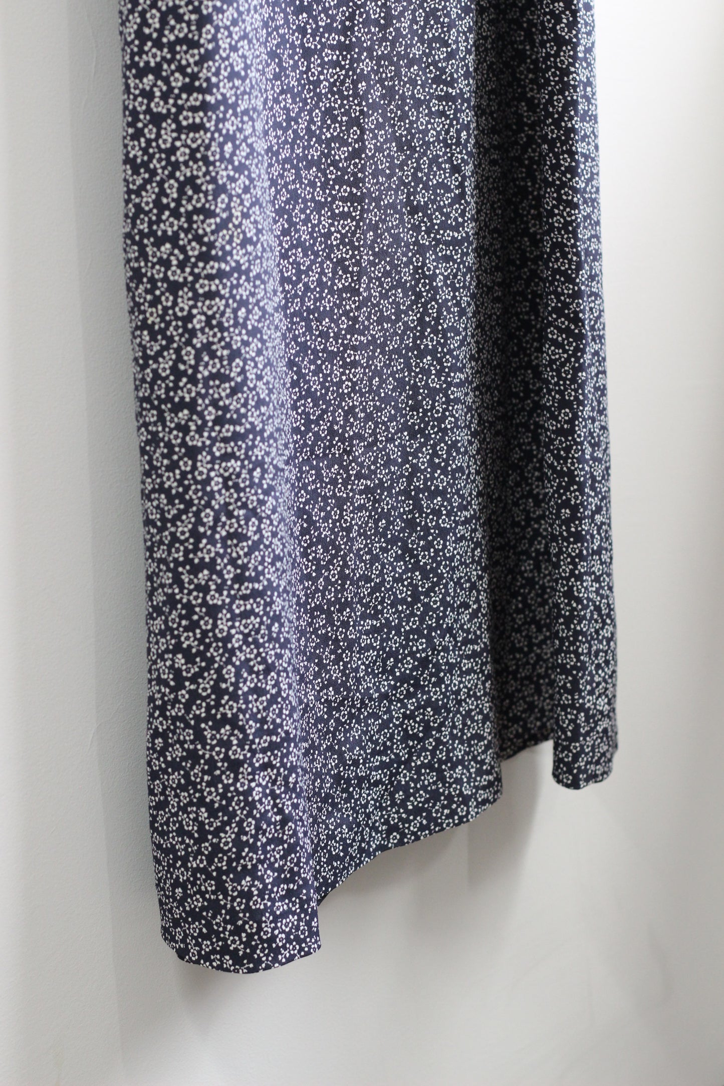 Vintage Navy Small Flower No Sleeve One-Piece x3点