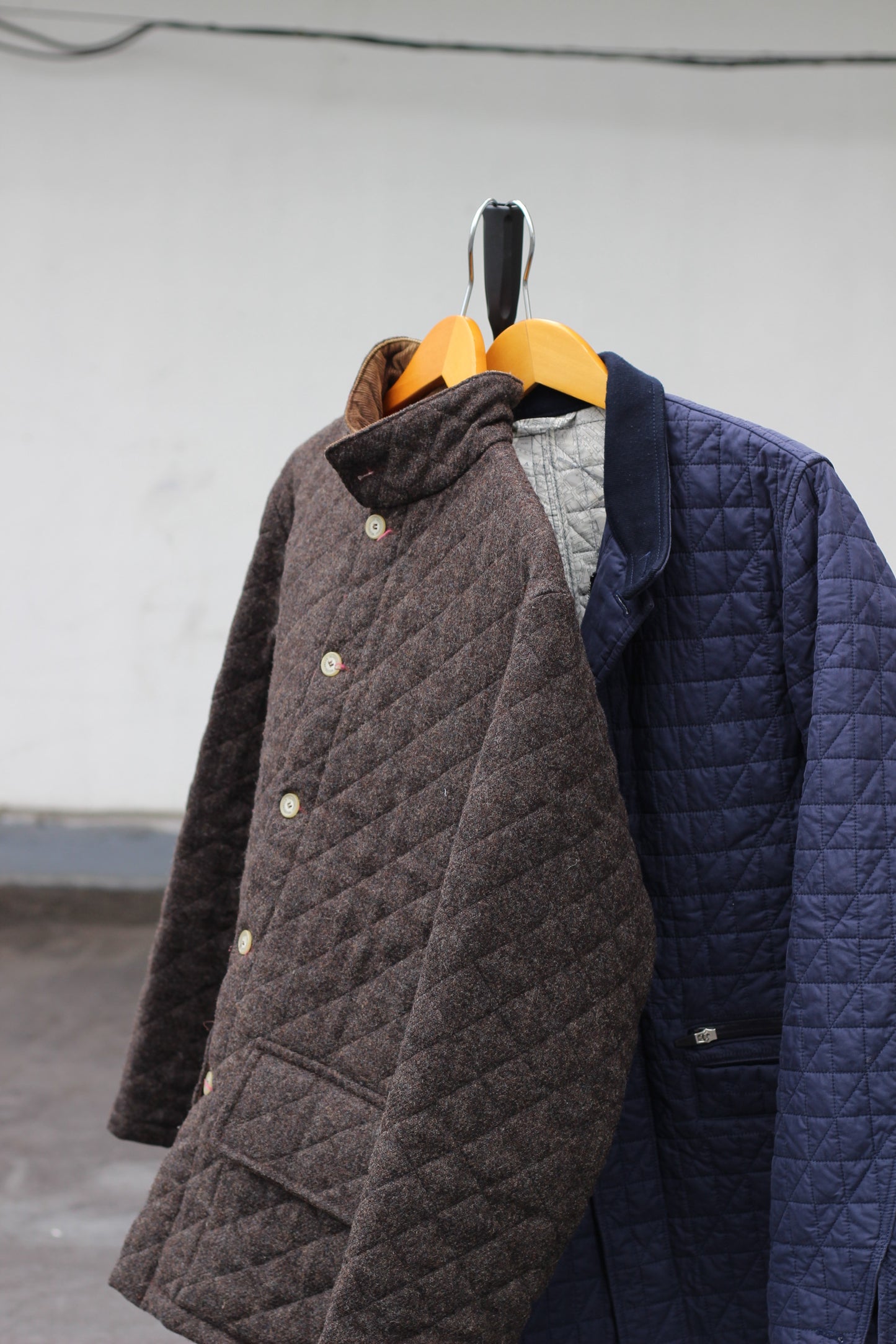 Men's Made In Poland Dunhill & Made In Scotland Traditional Weatherwear Quilted Jacket x2点
