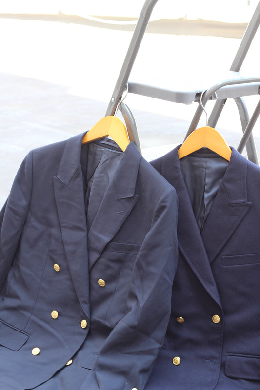 American trad style J.Press & Made In UK Women's Gold Button Tailored Jacket set x4点