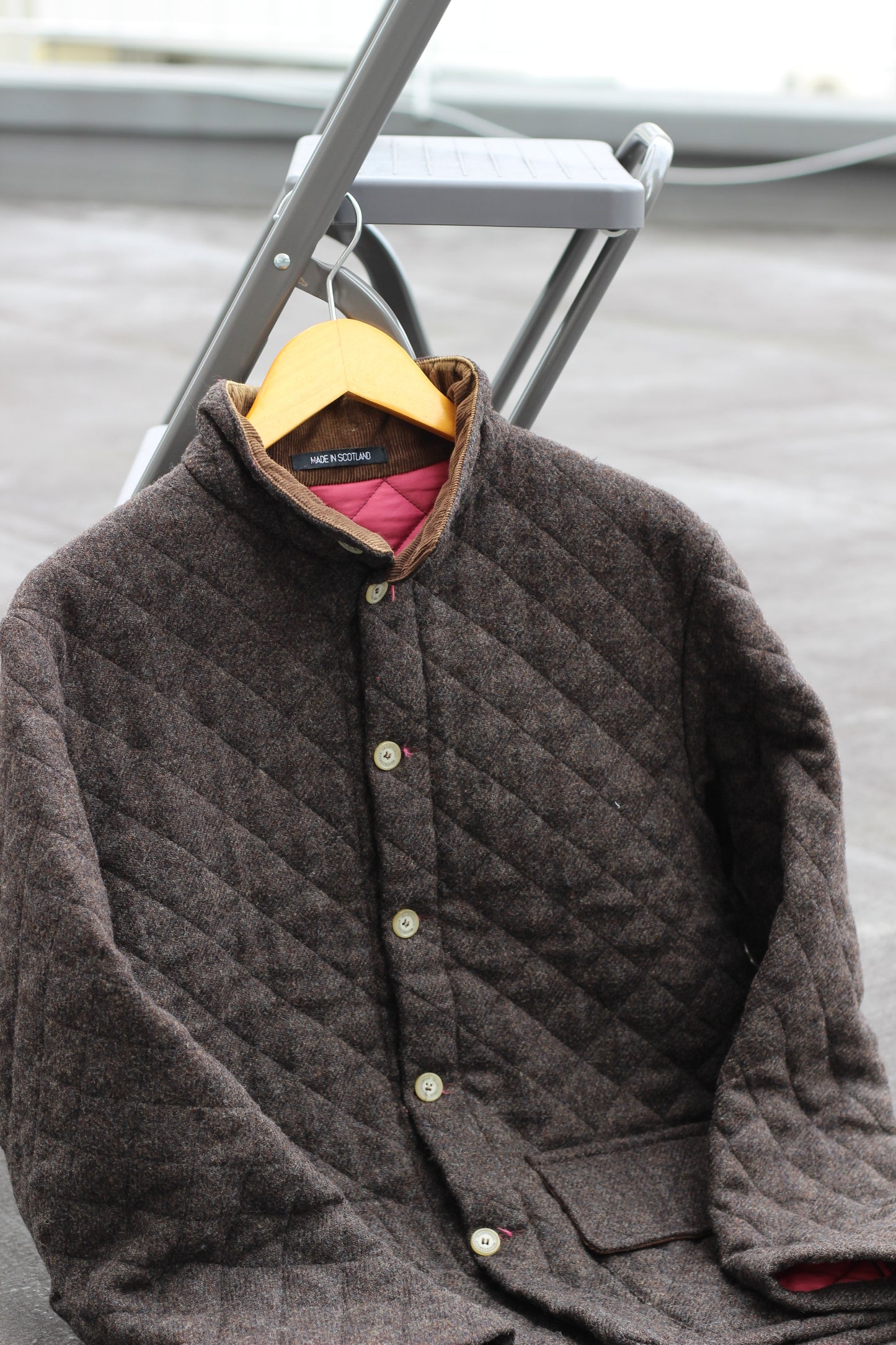 Men's Made In Poland Dunhill & Made In Scotland Traditional Weatherwear Quilted Jacket x2点