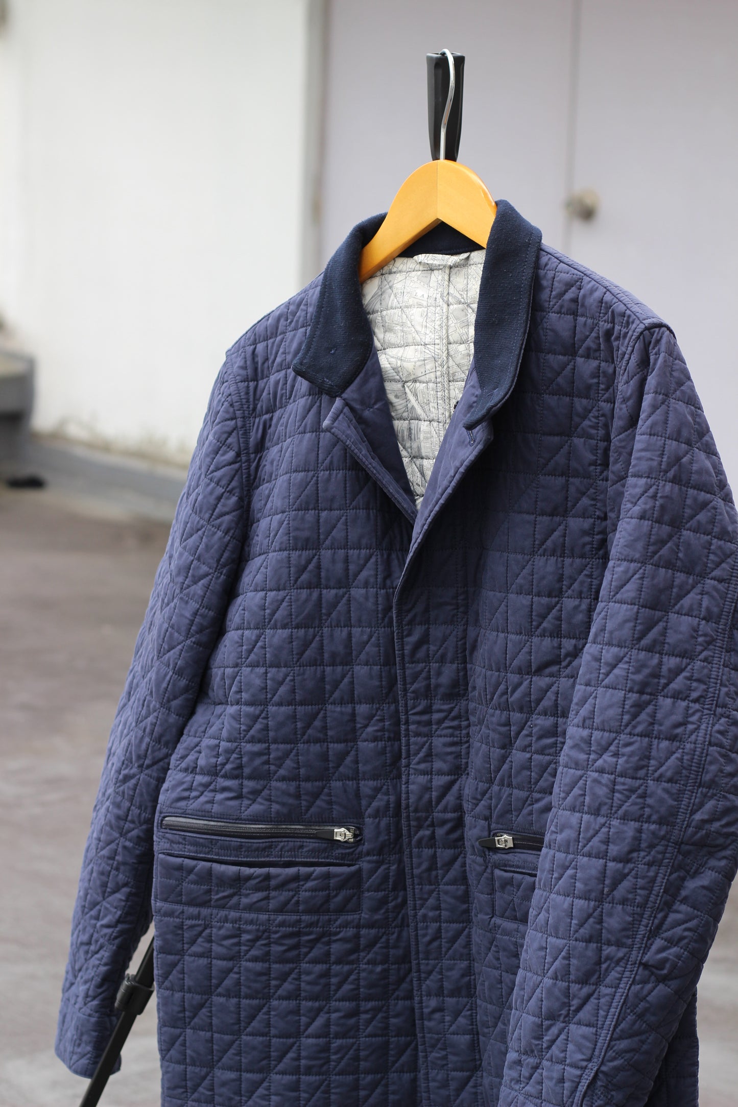 Men's Made In Poland Dunhill & Made In Scotland Traditional Weatherwear Quilted Jacket x2点