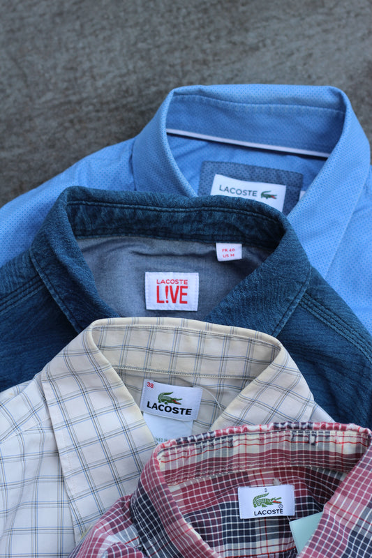 Lacoste Men's Long Sleeve Shirt x4点