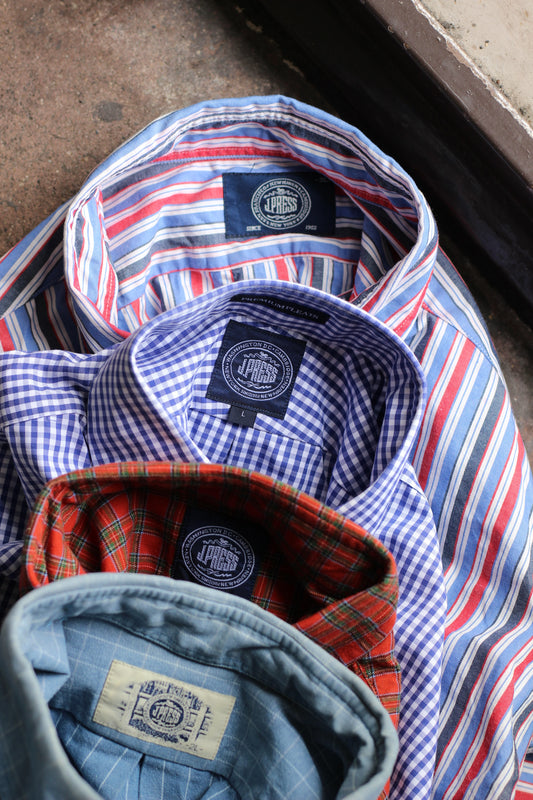 Men's American Traditional Style J.Press Long Sleeve Shirt x4点