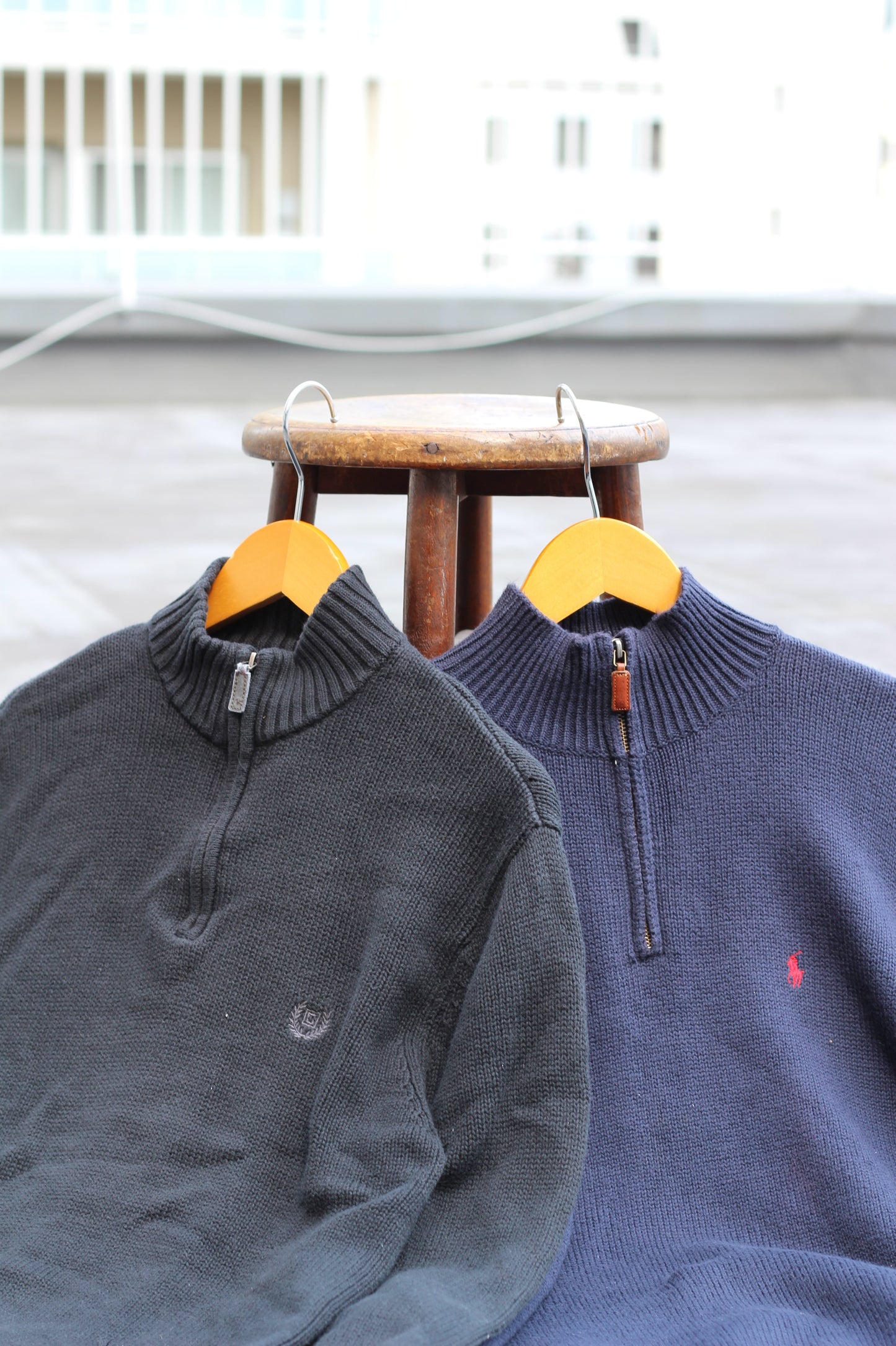 90's-00's Polo Ralph Lauren Half-Zip Knit Sweater x3点