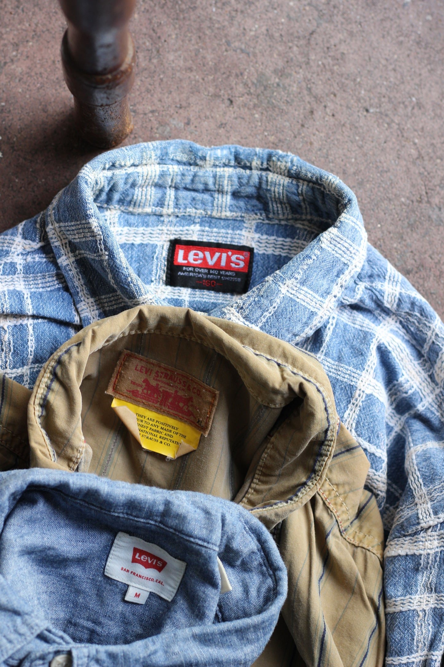 Men's Levi's Long Sleeve Shirt x4点