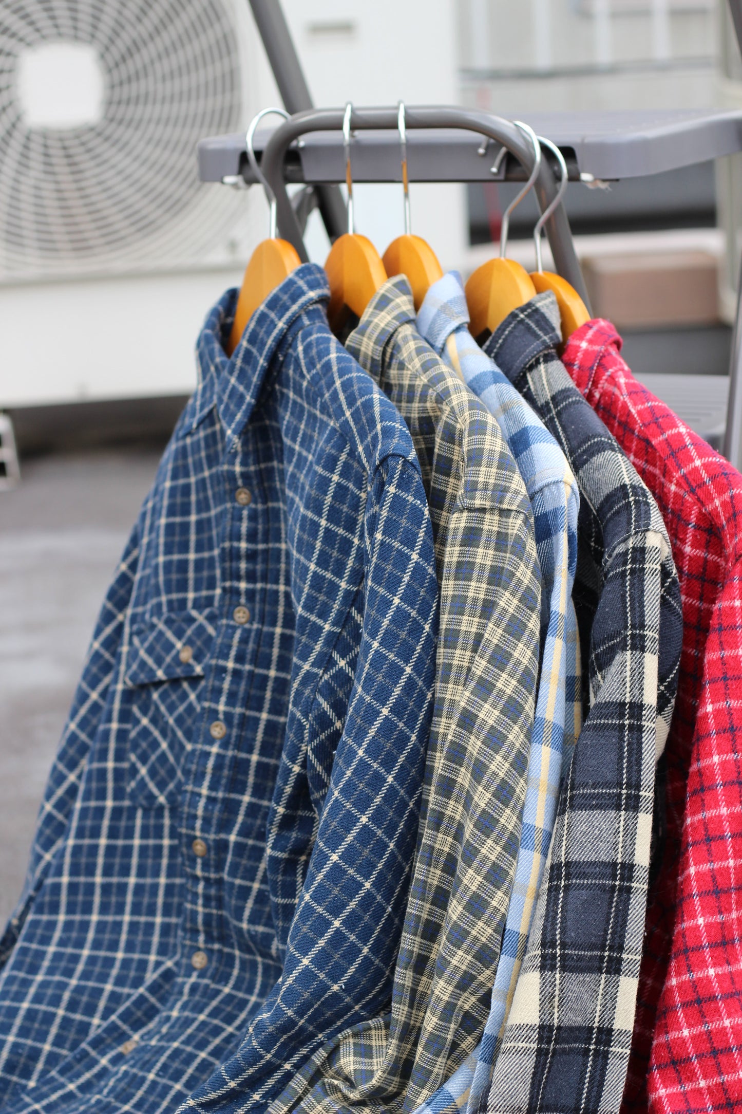 Old Uniqlo Check Flannel Shirt x6点