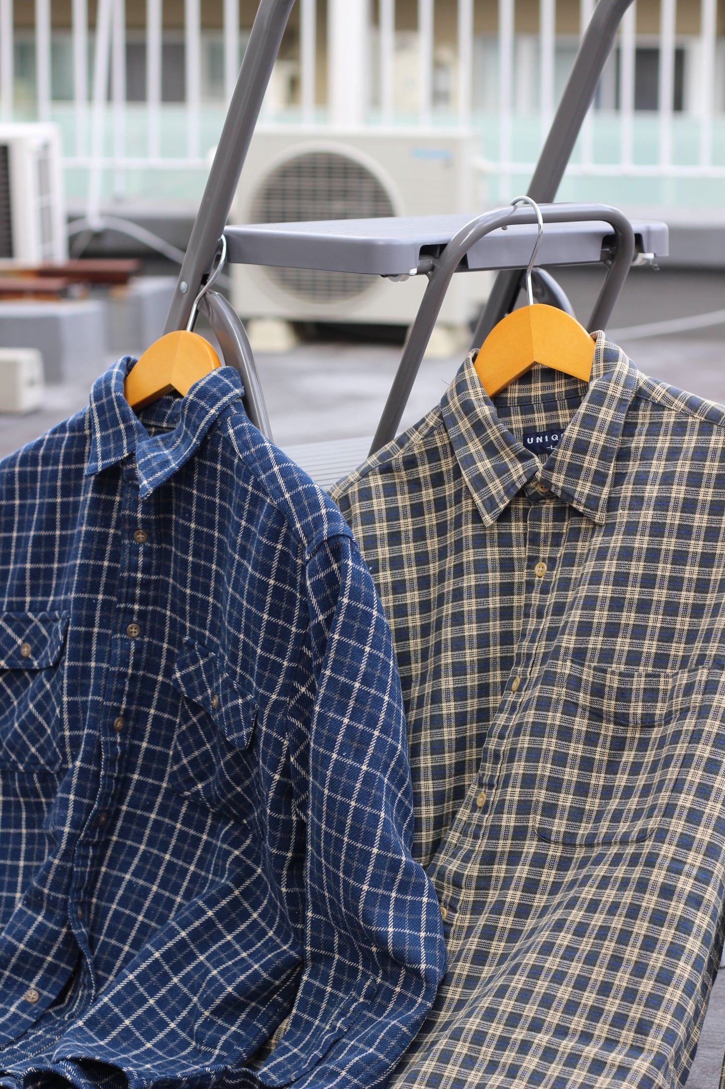 Old Uniqlo Check Flannel Shirt x6点