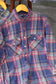 Men's Blue Check Flannel Shirt x6点