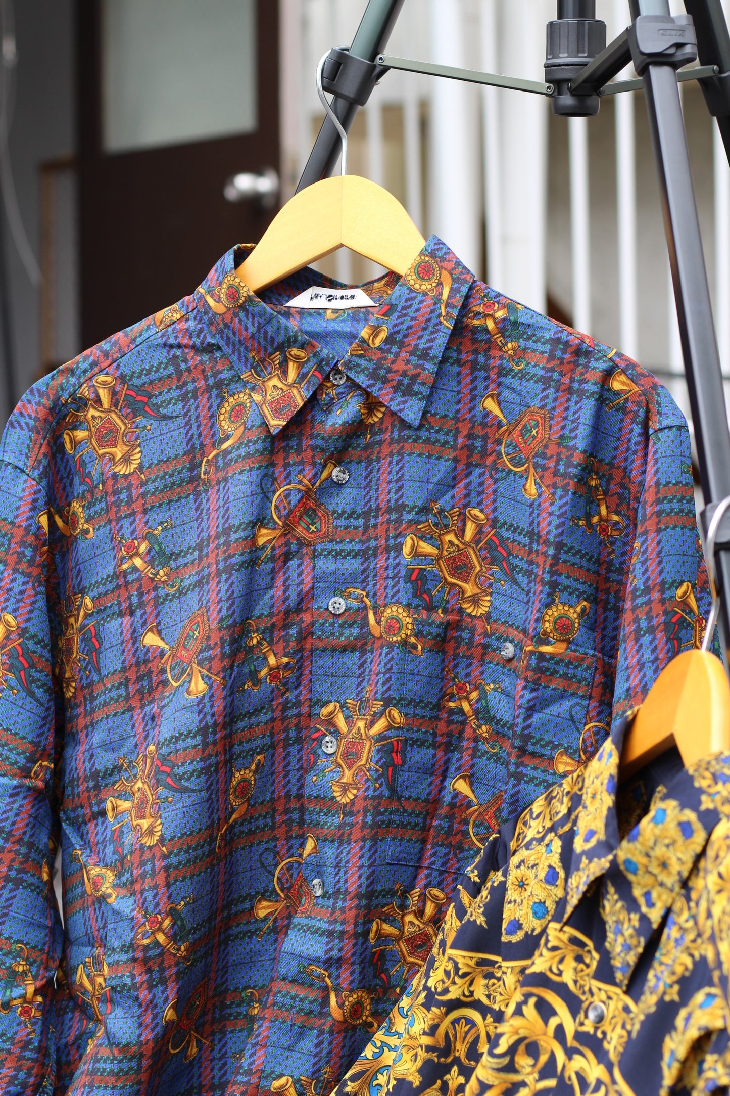 Men's Baroque Design Long Sleeve Shirt x2点