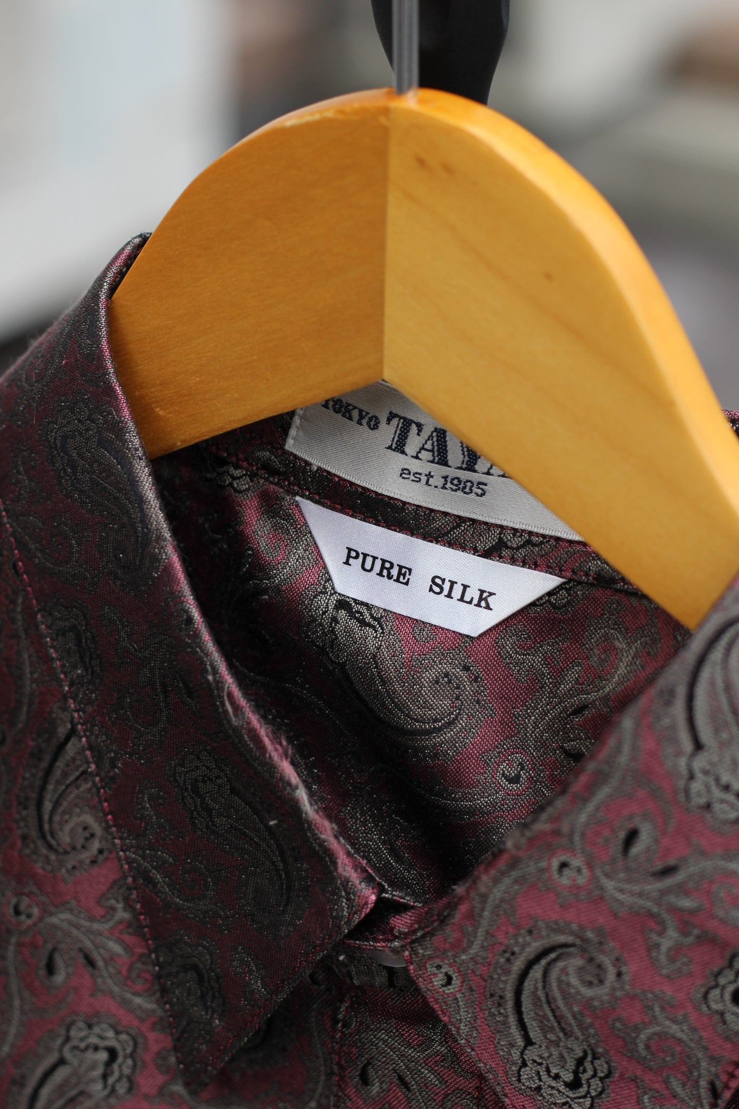 Men's 100% Silk Long Sleeve Shirt x4点