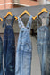 Denim overalls x6点