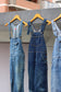 Denim overalls x6点