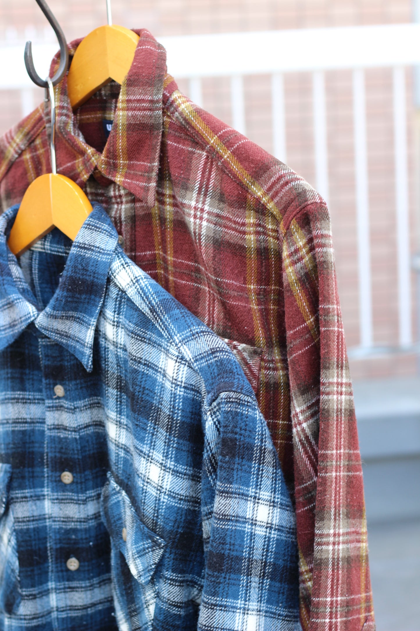 Old Uniqlo Check Flannel Shirt x3点