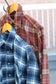 Old Uniqlo Check Flannel Shirt x3点