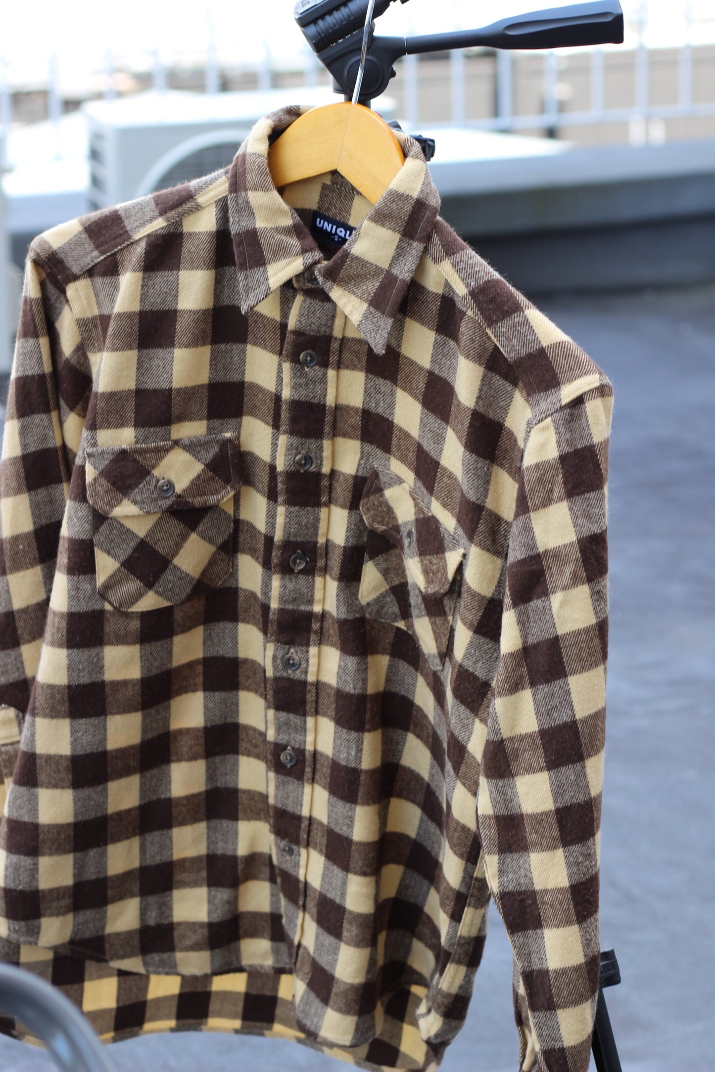 Old Uniqlo Check Flannel Shirt x3点