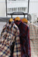 Men's Brown Check Flannel Shirt x9点