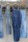 Denim overalls x6点