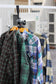 Men's Green Check Flannel Shirt x4点