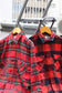 Men's Red Check Flannel Shirt x7点