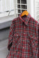 Men's Red Check Flannel Shirt x7点