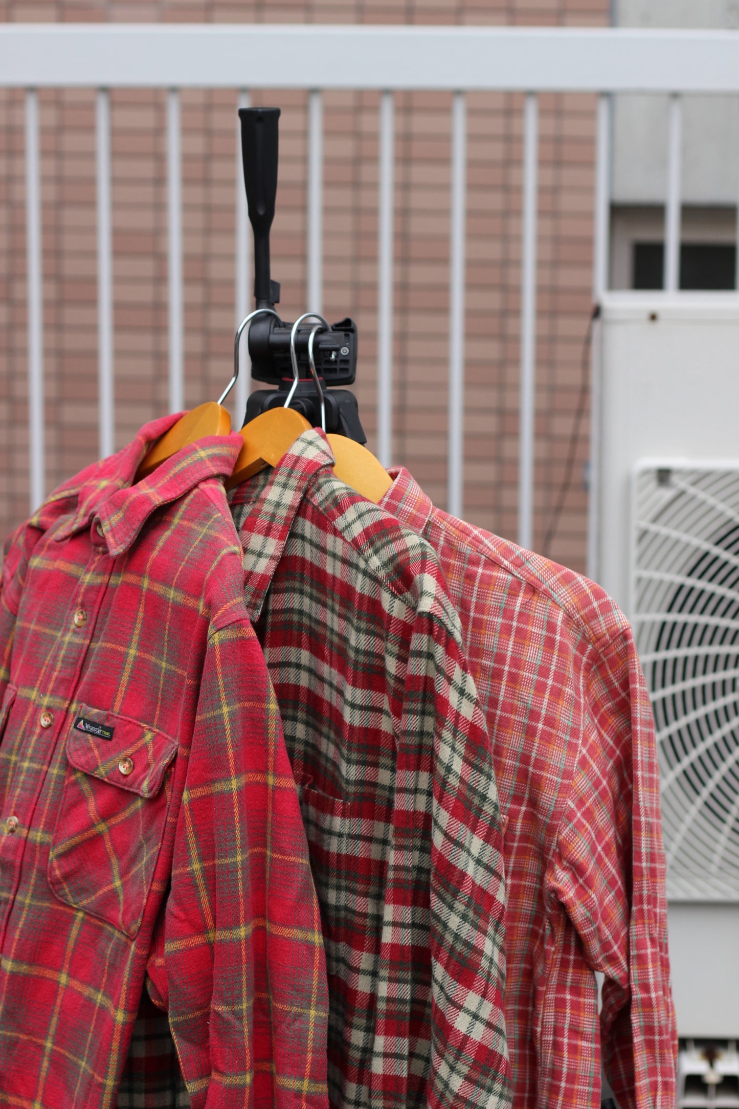 Men's Red Check Flannel Shirt x7点