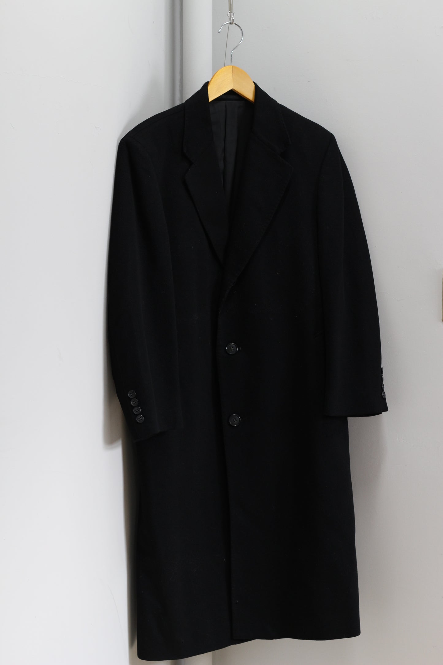 Men's Vintage 100% Cashmere Chesterfield Coat x2点