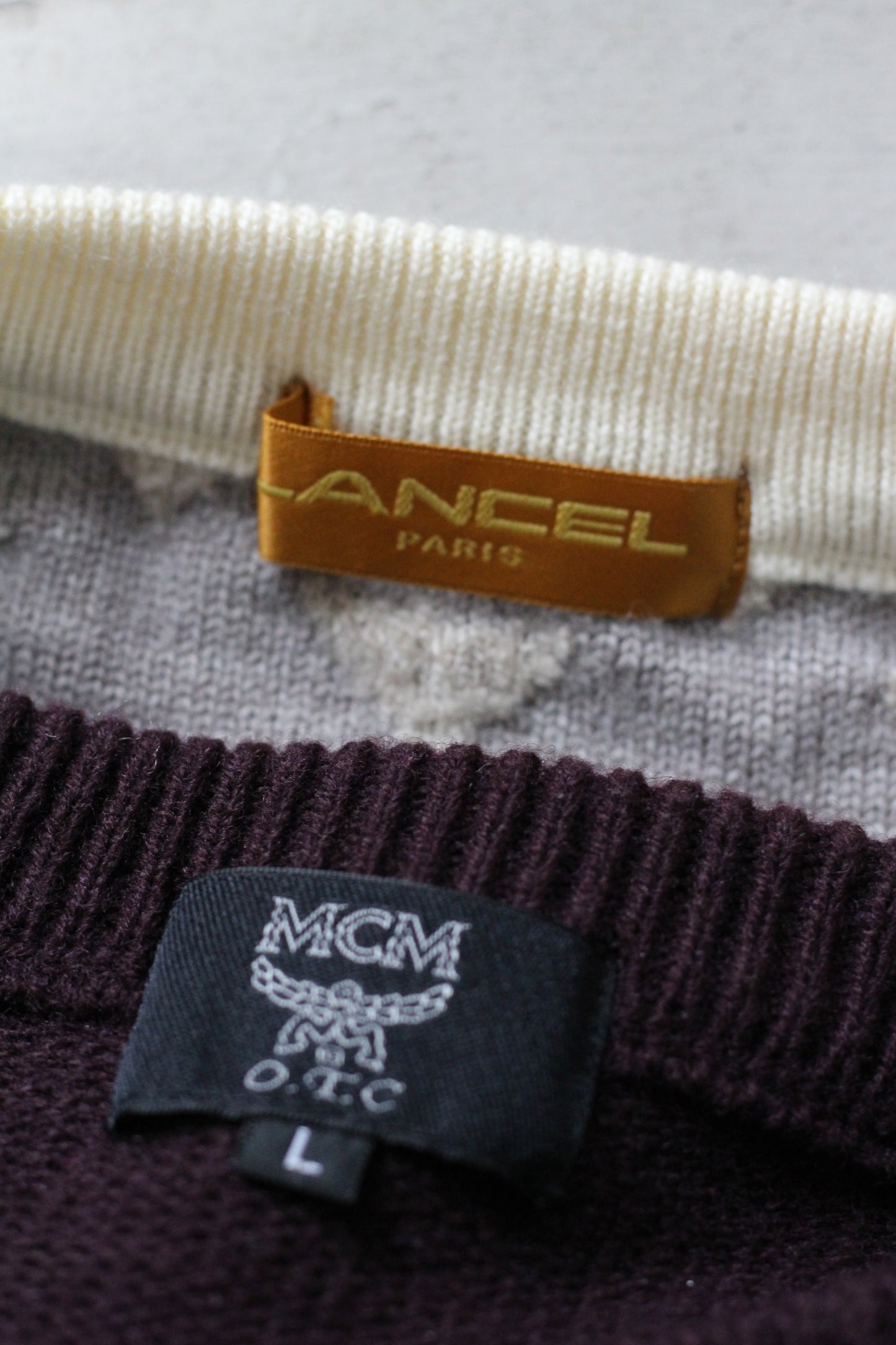 MCM & LANCEL Men's Design Knit Sweater x2点