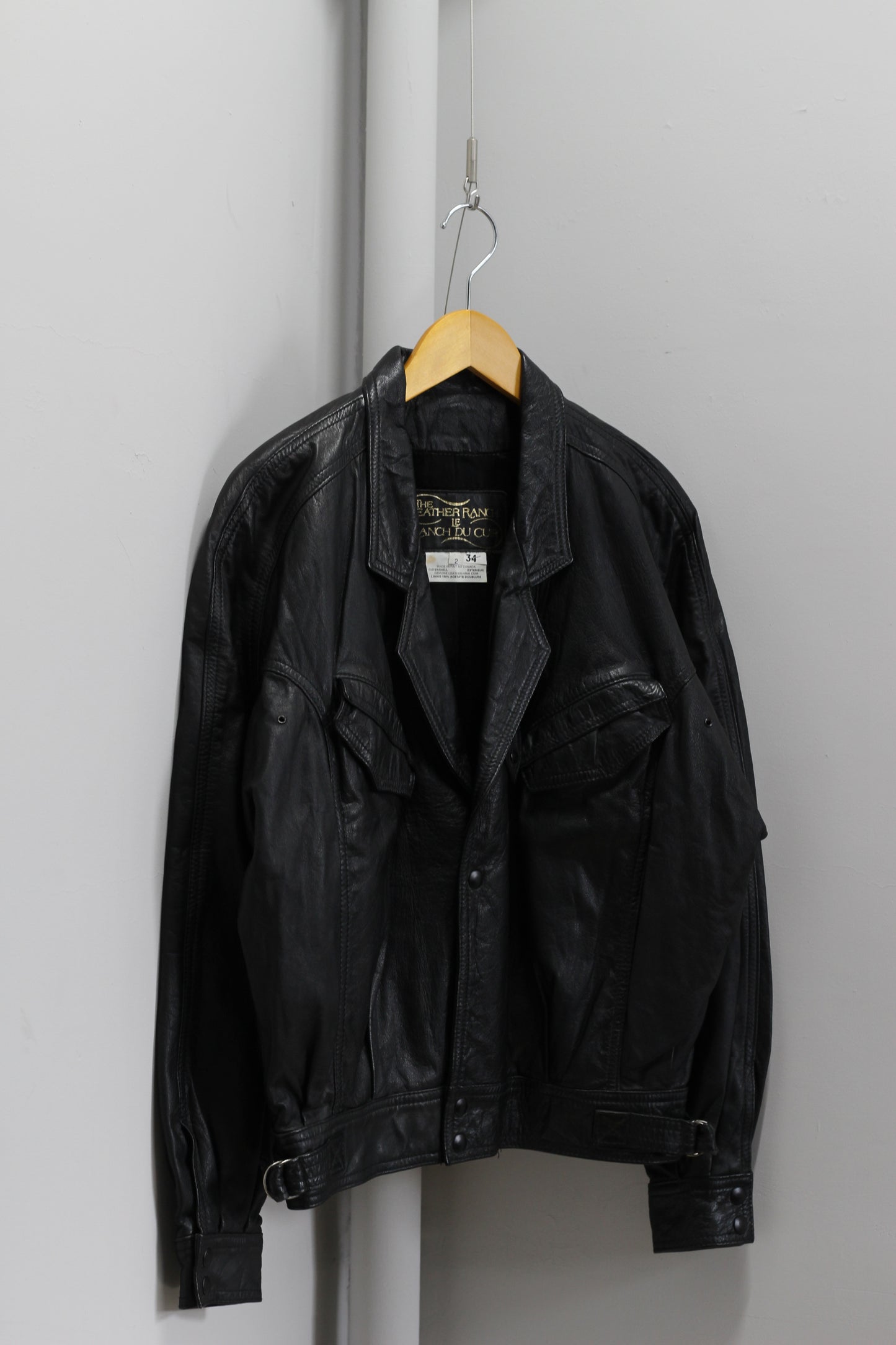 Made In Canada Men's Vintage Leather Blouson x2点