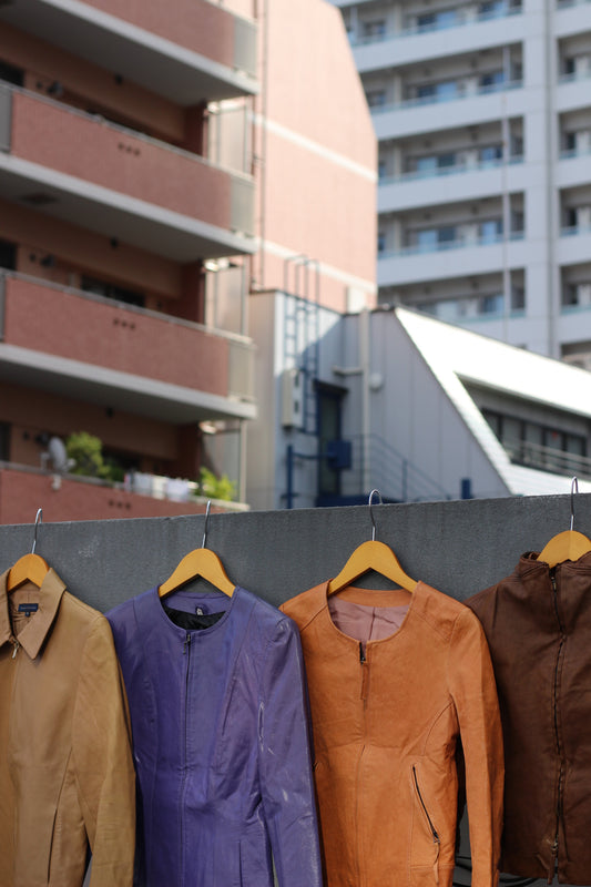 Women's Vintage Short Leather Jacket x5点