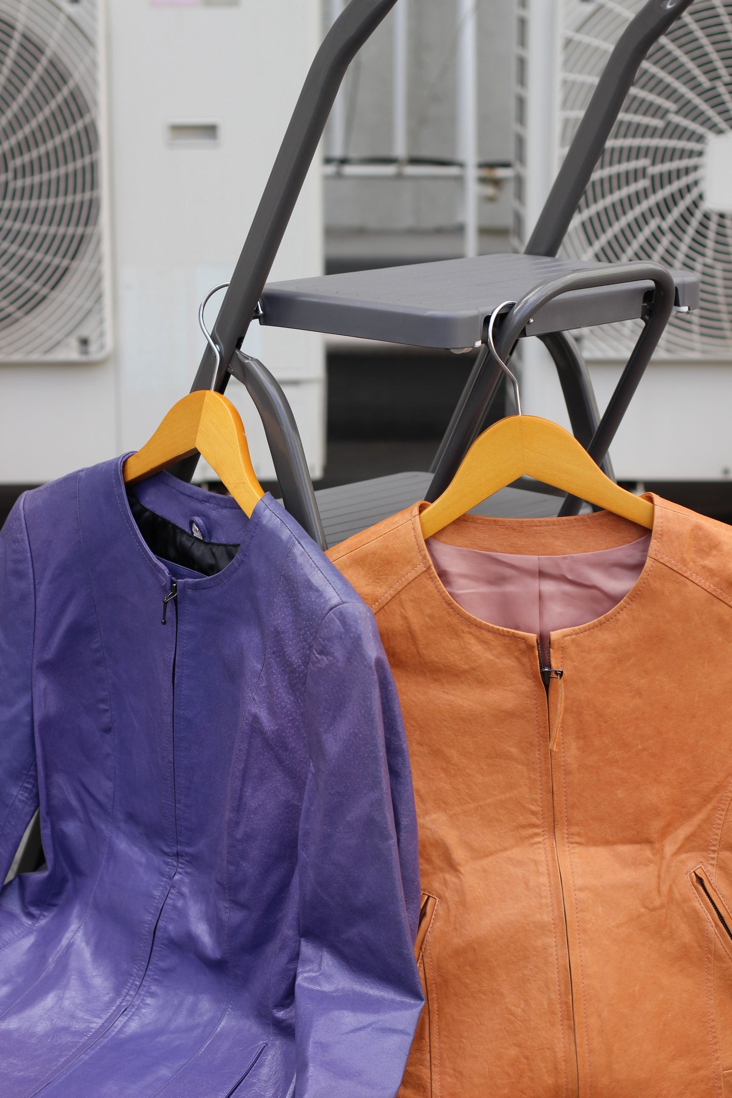 Women's Vintage Short Leather Jacket x5点