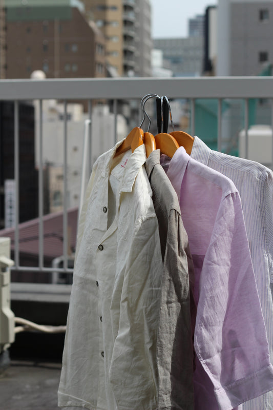 Men's 100% Linen Long Sleeve Shirt x4点