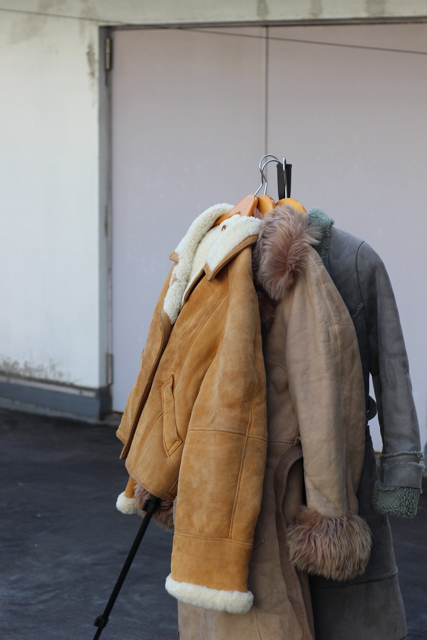 Women's Mouton Coat Jacket x3点