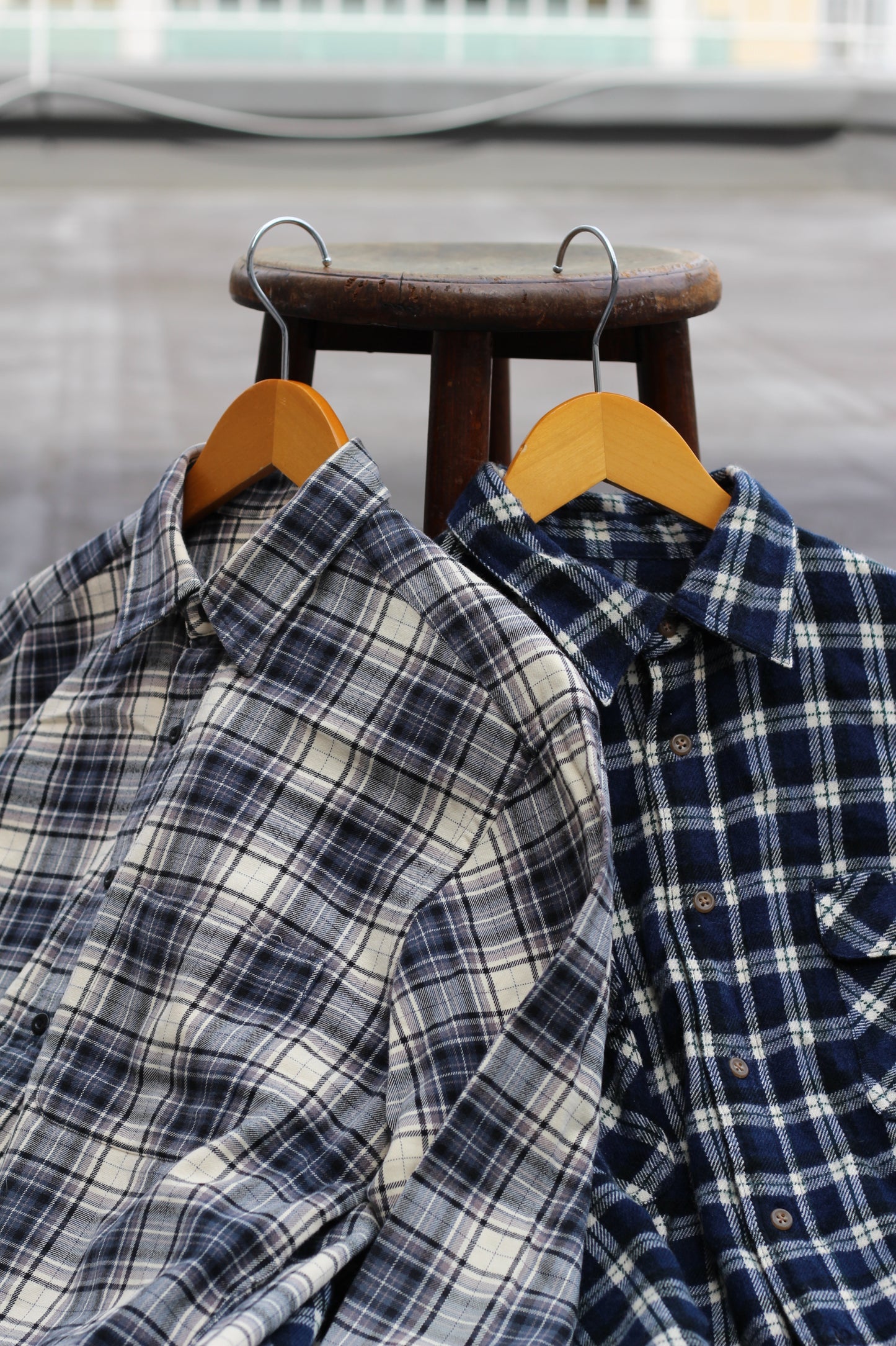 Old Uniqlo Check Flannel Shirt x5点