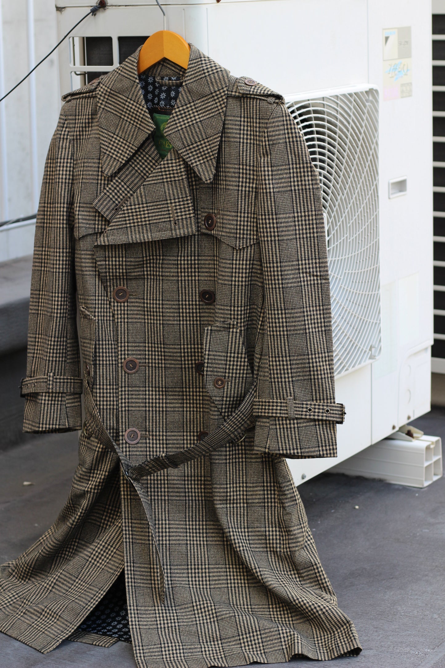 Men's Belted Balcaman Coat x3点