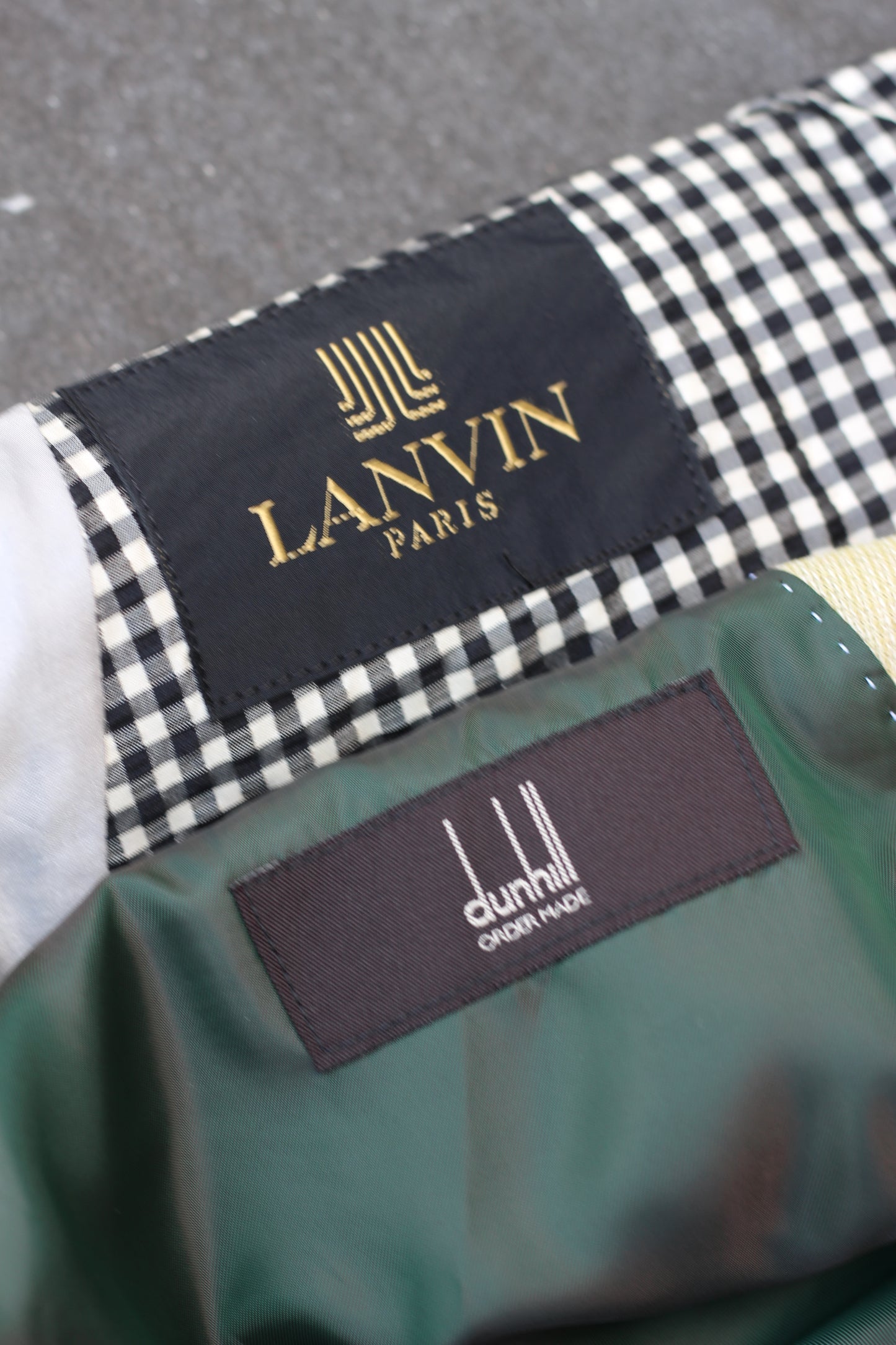 LANVIN & dunhill Summer Tailored Jacket set x2点