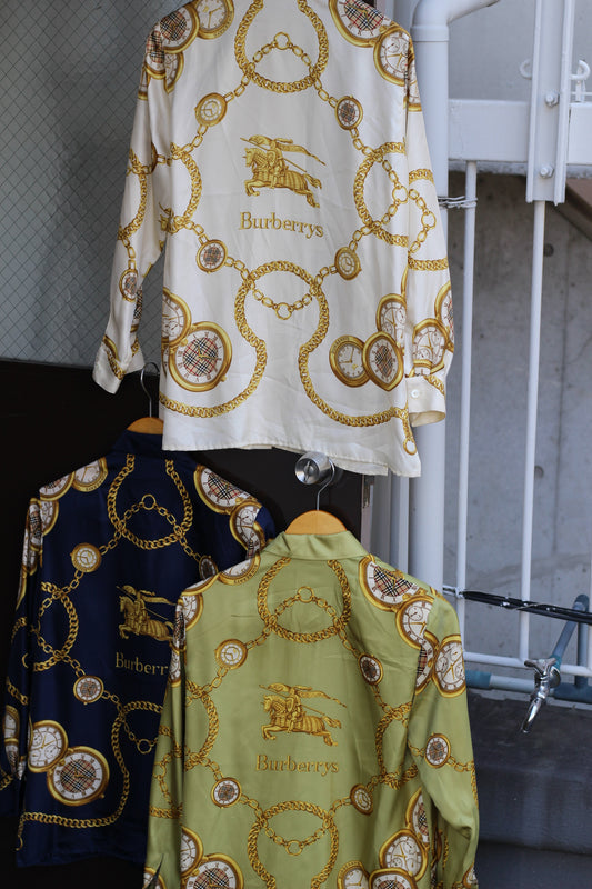 Old Burberry Design shirt x3点