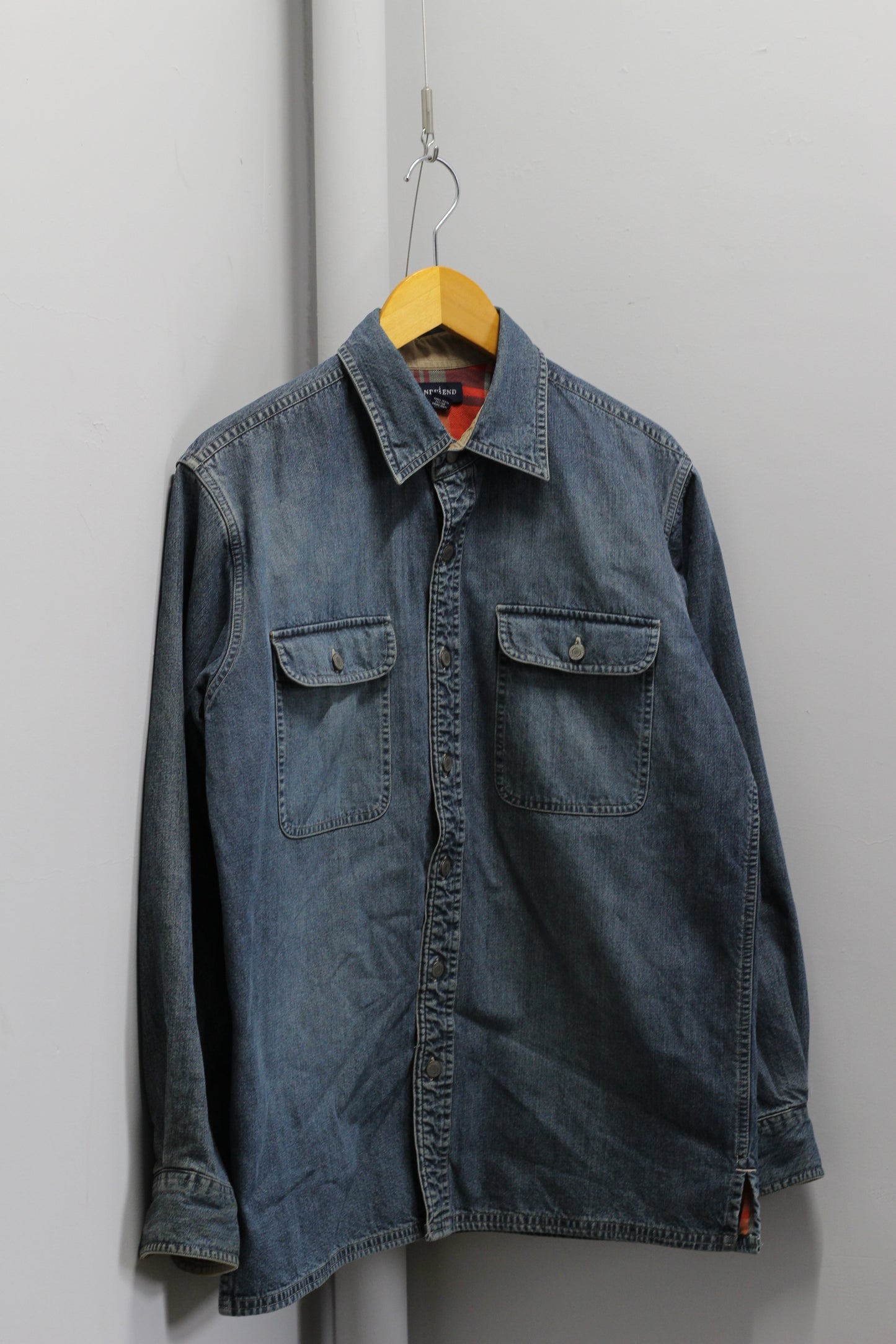 Landsend&Eddie Bauer Oversize Denim Shirt x2点