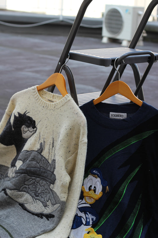 Made In Italy ICEBERG Character Design Knit set x2点