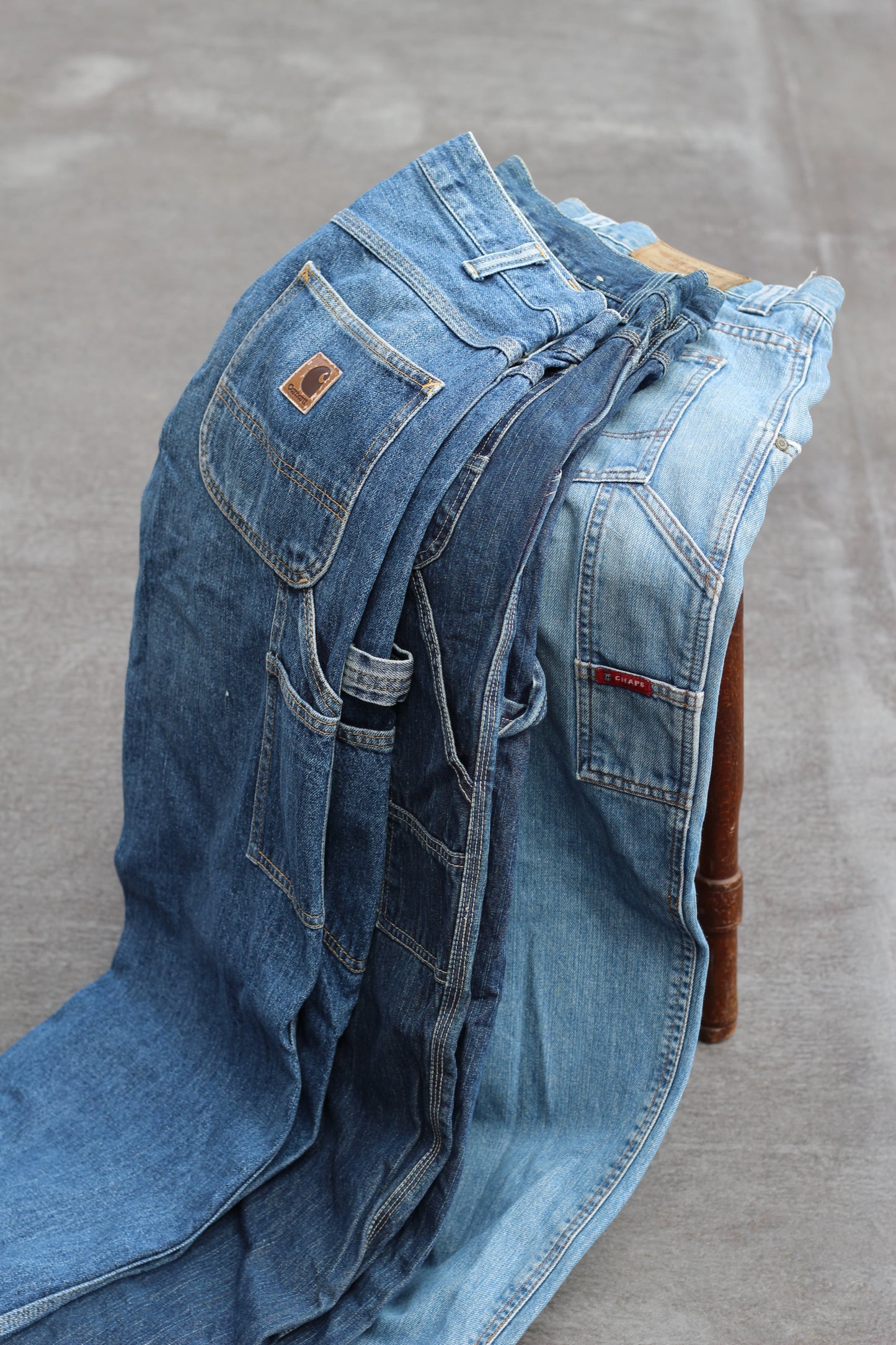 Carhartt & Lee & CHAPS Vintage Denim Painter Pants x3点