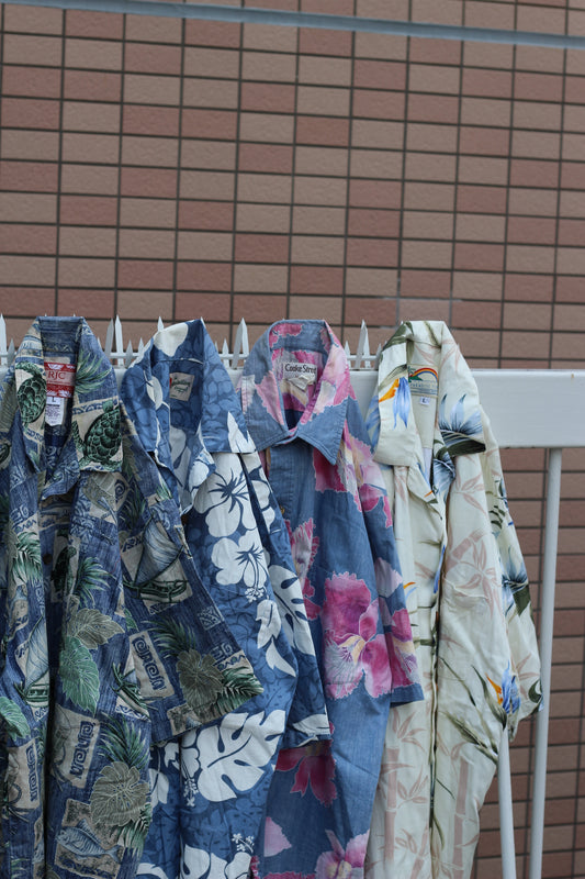 90's Made In Hawaii Men's Aloha Shirt set x4点